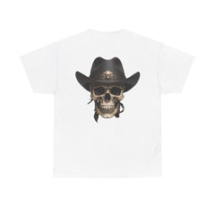 Unisex Heavy Cotton Tee Skull With Stetson