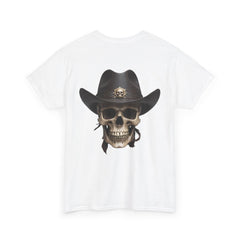 Unisex Heavy Cotton Tee Skull With Stetson