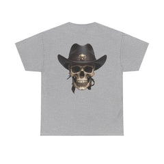 Unisex Heavy Cotton Tee Skull With Stetson