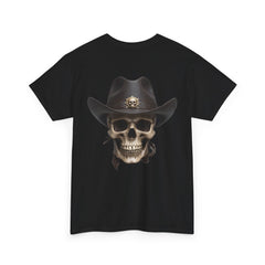 Unisex Heavy Cotton Tee Skull With Stetson