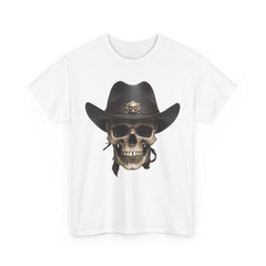 Unisex Heavy Cotton Tee Skull With Stetson