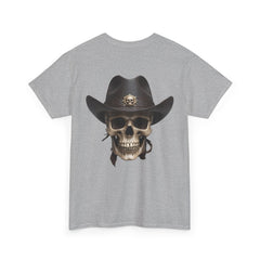 Unisex Heavy Cotton Tee Skull With Stetson